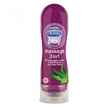Durex Play Massage 2 in 1 - 200ml - lubrificante gel massaggi aloe